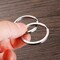 60-Piece Assorted Metal Keychain Rings – Multi-Purpose Split Keyrings (20mm, 25mm, 30mm, 35mm, 38mm) for Home, Car Keys, Pendants, and Attachments